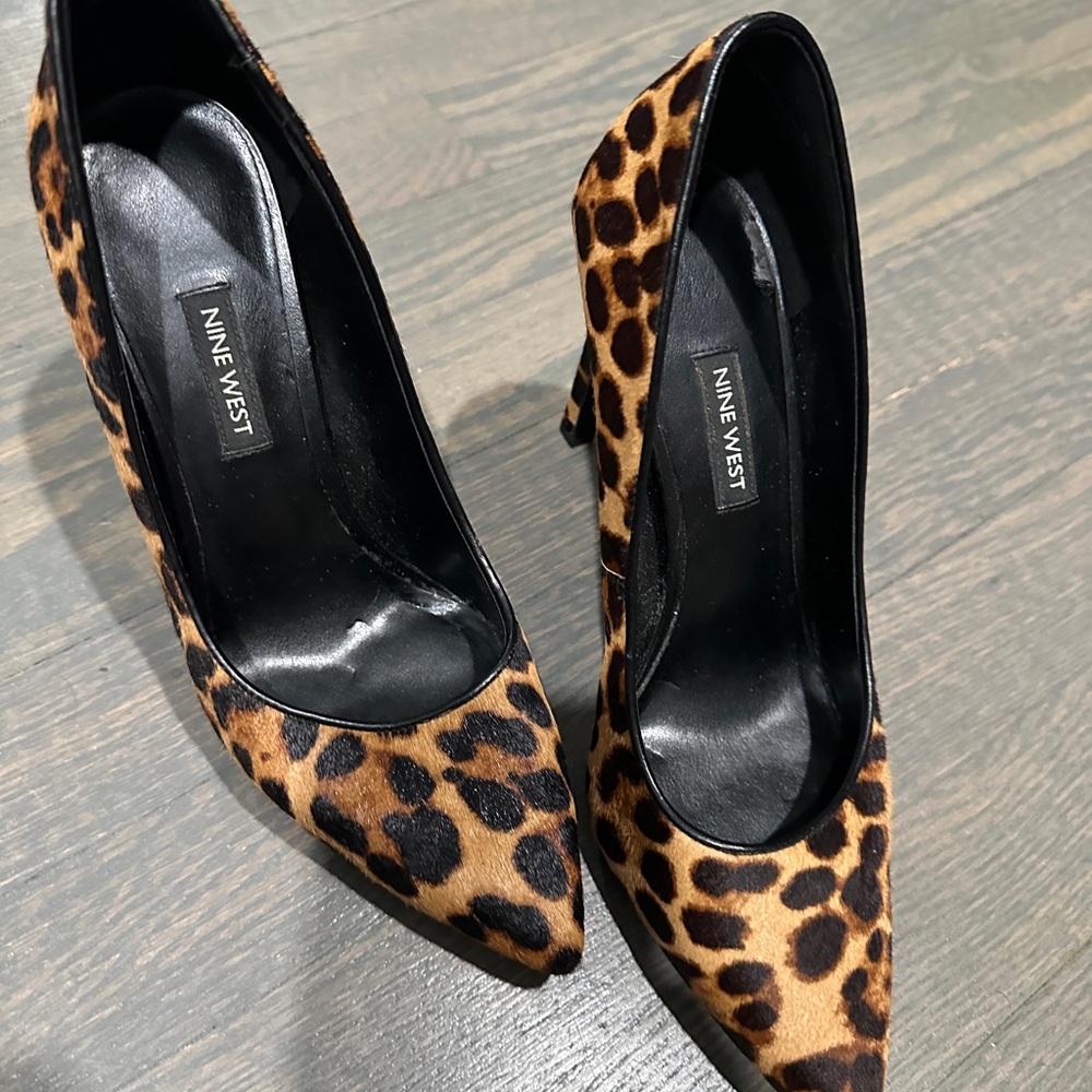Nine West Animal Print Heels - Picture 2 of 3